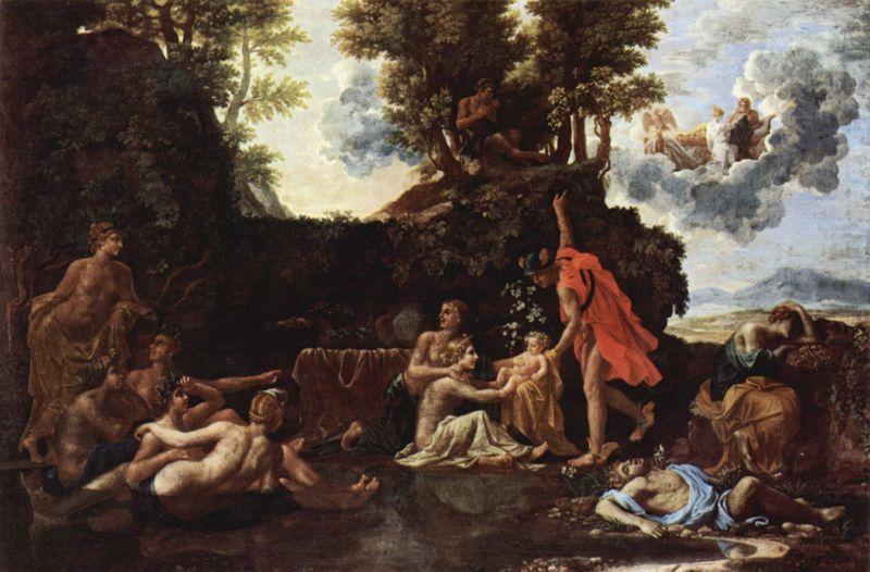 Nicolas Poussin Die Geburt des Baccus china oil painting image